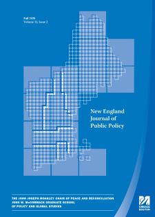 Cover of the Fall 2020 issue of the New England Journal of Public Policy